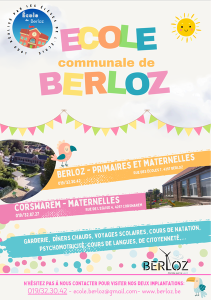 dépliant école recto