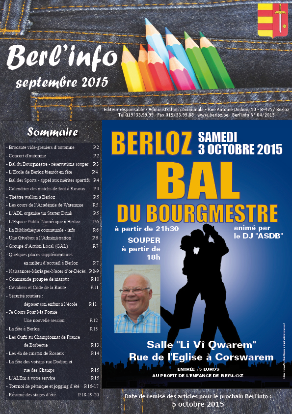 couverture berl'info sept 2015
